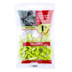 MastersGolf Masters Golf Lime Green Graduated Plastic Tees
