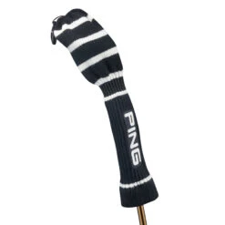 Ping Black And White Knit Hybrid Head Cover