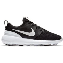 NikeGolf Nike Golf Black And White Long Lasting Rosche G Juniors Golf Shoes