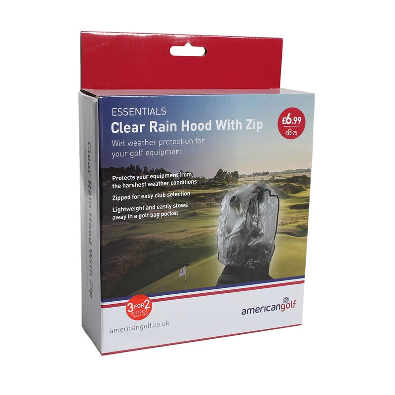 Americangolf AG Essentials Clear Rain Hood 1 Americangolf AG Essentials Clear Rain Hood