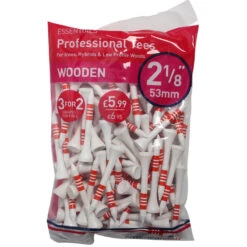 Americangolf AG Essentials 53mm Wooden Tees 120 Pack