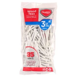 MastersGolf Masters Golf Wooden 3 1/4"" Tees 85 Bumpa Pack