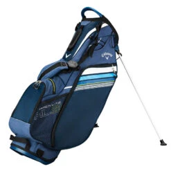 CallawayGolf Callaway Golf Navy Blue And White Lightweight Hyper-Lite 3 2019 Golf Stand Bag