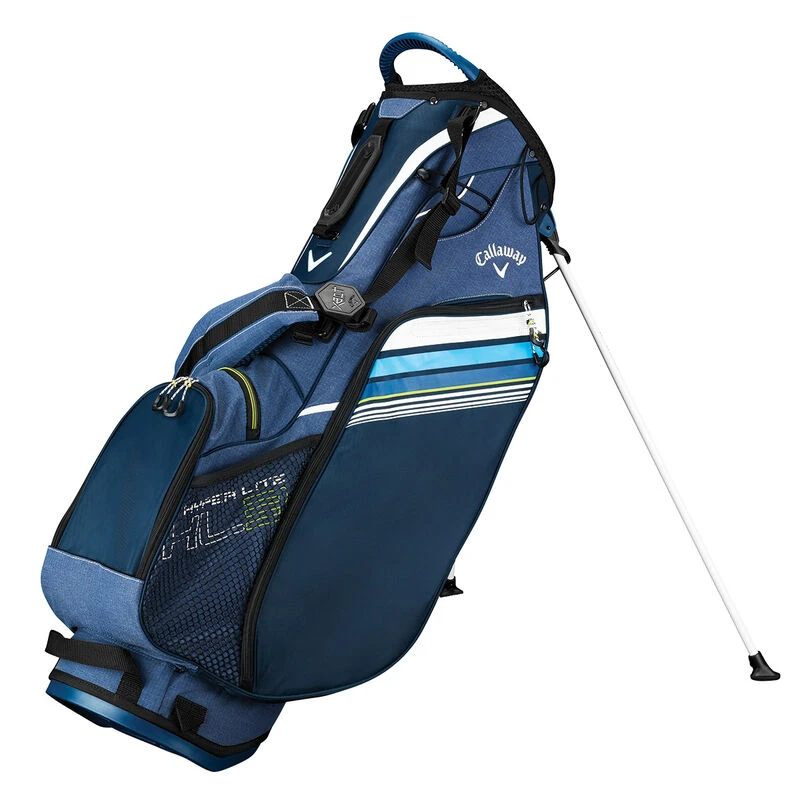 CallawayGolf Callaway Golf Navy Blue And White Lightweight Hyper-Lite 3 2019 Golf Stand Bag 1 CallawayGolf Callaway Golf Navy Blue And White Lightweight Hyper-Lite 3 2019 Golf Stand Bag