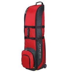 BIGMAX BIG MAX Mens Black And Red Wheeler III Travel Cover 6 BIGMAX BIG MAX Mens Black And Red Wheeler III Travel Cover -Golf Zone Shop 346870 41897 346870 2
