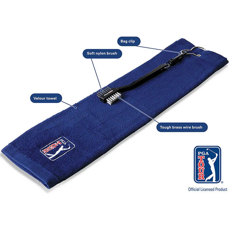 PGA Tour Towel And Brush Set 2 PGA Tour Towel And Brush Set - Image 2