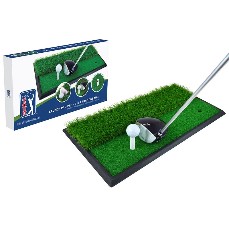 PGA Tour 2 In 1 Turf Golf Practice Mat 2 PGA Tour 2 In 1 Turf Golf Practice Mat - Image 2