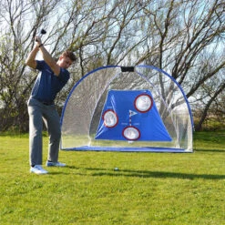 PGA Tour Blue And Red Lightweight Pro Golf Driving Net 7 PGA Tour Blue And Red Lightweight Pro Golf Driving Net -Golf Zone Shop American Golf 220996 62699 220996 3