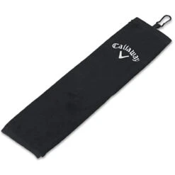 Callaway Golf Black TriFold Golf Towel