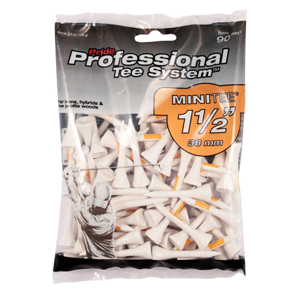 Pride Orange Professional Pack Of 25 Mini Golf Tees 1 Pride Orange Professional Pack Of 25 Mini Golf Tees