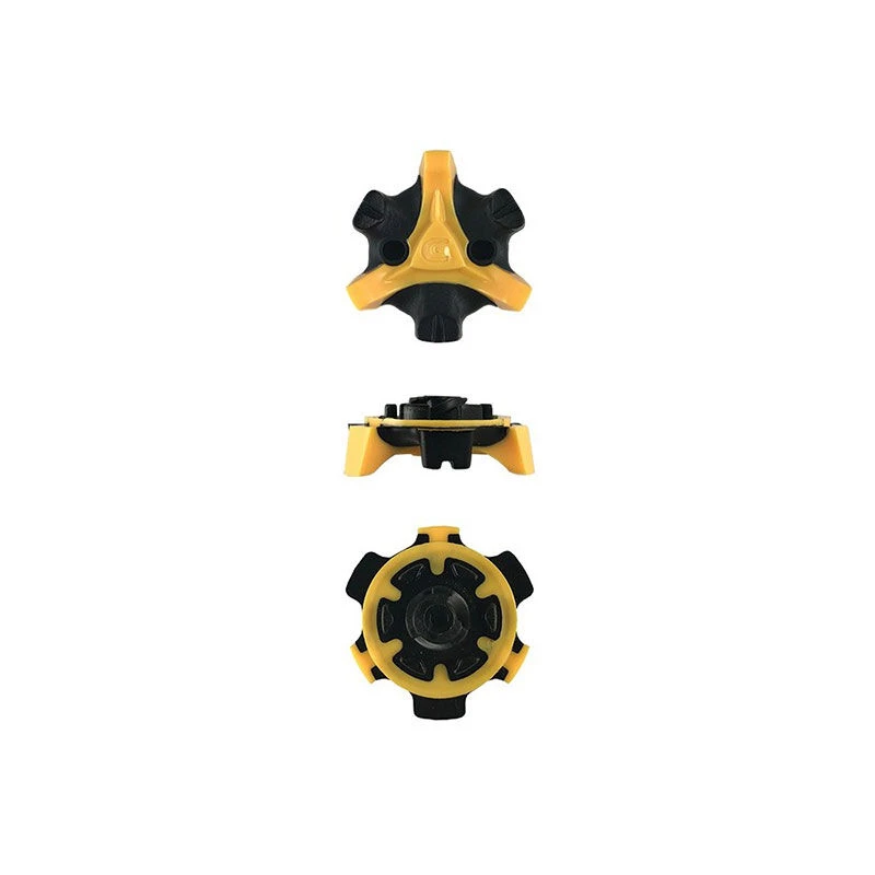 Champ Black And Yellow 18 Stinger Fast Twist 3 Spikes Golf Shoes 2 Champ Black And Yellow 18 Stinger Fast Twist 3 Spikes Golf Shoes - Image 2