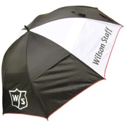 Wilson Staff White And Black Colour Block Golf Umbrella