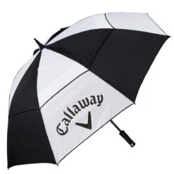 Callaway Golf Black And White Lightweight Clean Logo Golf Umbrella