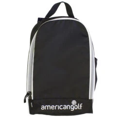 American Golf Black And White Shoe Bag