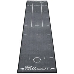 PuttOUT Grey Deluxe Golf Putting Mat -Golf Zone Shop American Golf 325057 35322 325057 3