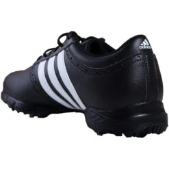 Adidas Golf Mens Black And White Long Lasting Traxion Classic Golf Shoes -Golf Zone Shop American Golf 332055 37263 332055 3