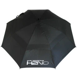 Sun Mountain Black Long Lasting Plain H2NO Golf Umbrella