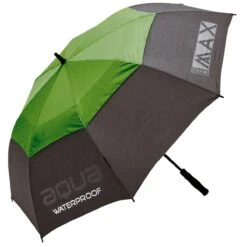 BIG MAX Lime Green And Charcoal Grey Lightweight Aqua Umbrella | American Golf