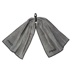 Ping Mens Grey Bow Tie Towel