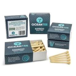Ocean Tee Brown 40 Pack Bamboo Tees -Golf Zone Shop American Golf 352361 43942 352361 2