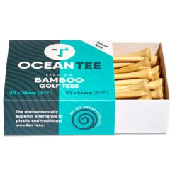 Ocean Tee Brown 54mm & 70mm Pack Of 40 Bamboo Tees
