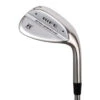 Rife Mens Black And Silver Brown Spin Groove Right Hand Golf Steel Golf Wedge