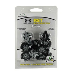 Softspikes Black UA Silver Tornado Fast Twist 3.0 Cleats