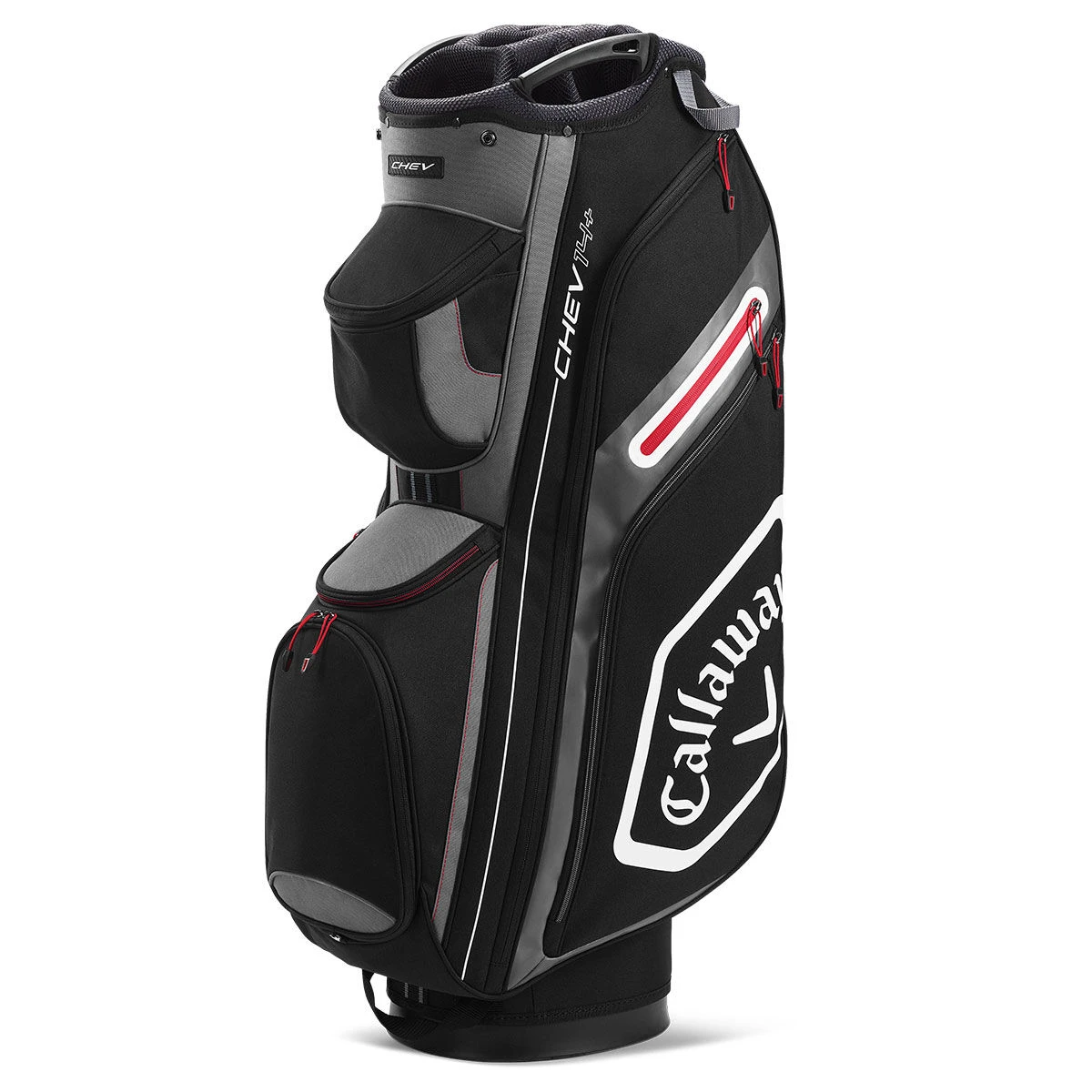 Callaway Golf Mens Black And Grey Lightweight Chev 14+ Golf Cart Bag 1 Callaway Golf Mens Black And Grey Lightweight Chev 14+ Golf Cart Bag