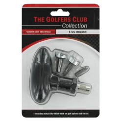 The Golfers Club Mens Black Rachet Stud Wrench