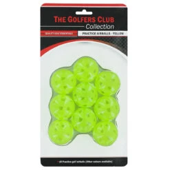 The Golfers Club Yellow Practice Air Flow Golf Balls