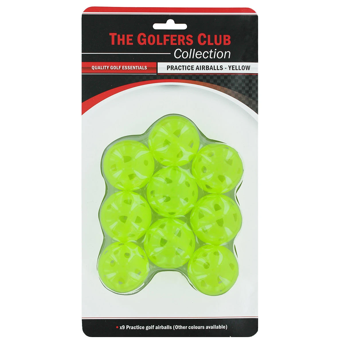 The Golfers Club Yellow Practice Air Flow Golf Balls 1 The Golfers Club Yellow Practice Air Flow Golf Balls