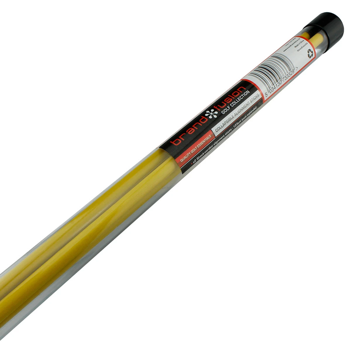 Brand Fusion BrandFusion Yellow Collapsible Tour Golf Alignment Sticks 1 Brand Fusion BrandFusion Yellow Collapsible Tour Golf Alignment Sticks