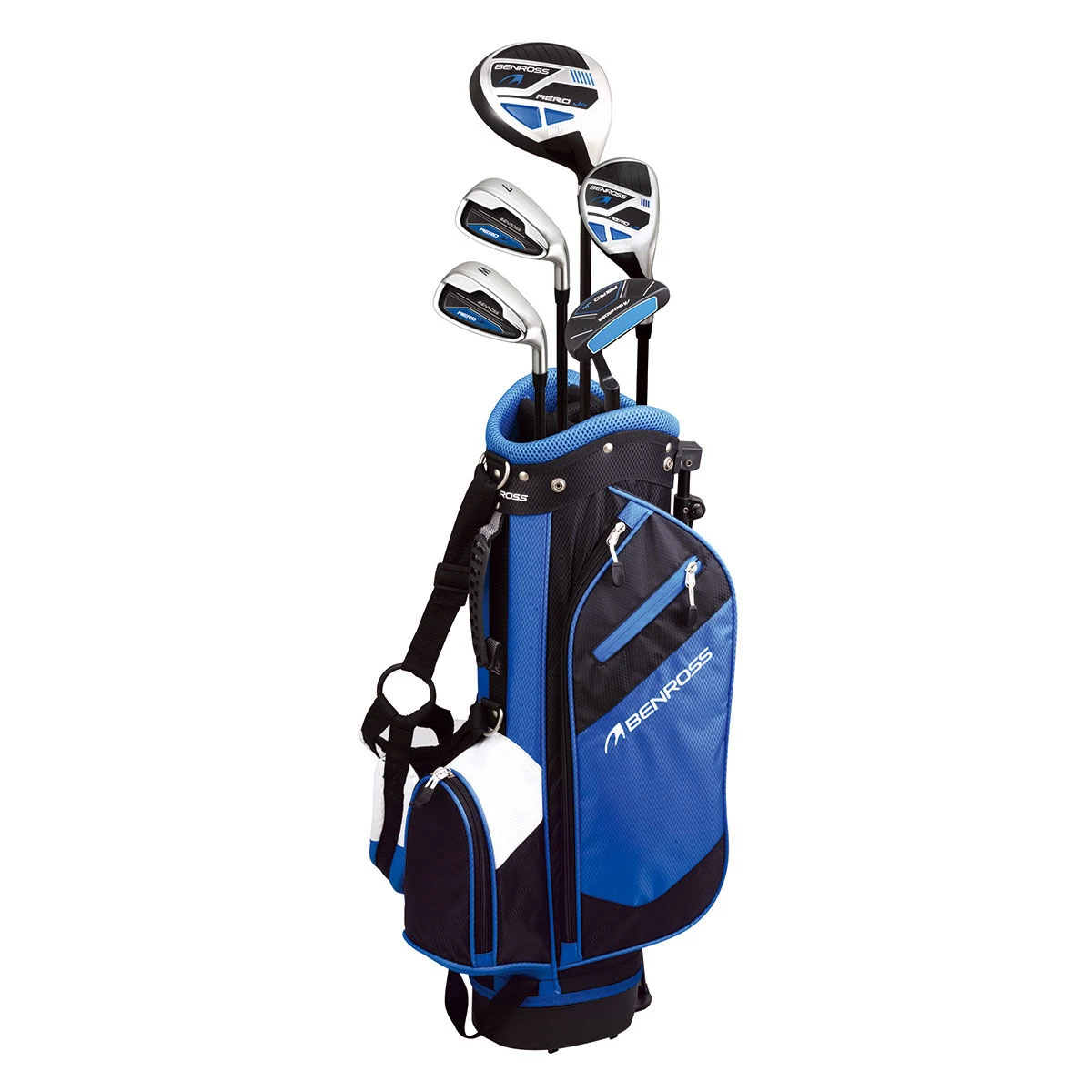 Benross Kids Blue Lightweight Aero 55 - 61” Right Hand Junior Golf Package Set 1 Benross Kids Blue Lightweight Aero 55 - 61” Right Hand Junior Golf Package Set