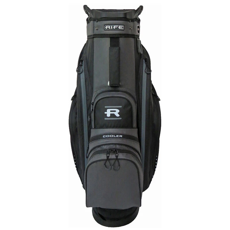 Rife Black Waterproof Golf Cart Bag 3 Rife Black Waterproof Golf Cart Bag - Image 3