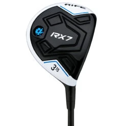 Rife Black And White RX7 Right Hand Graphite Stiff Golf Fairway Wood