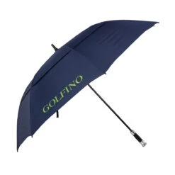 GOLFINO Navy Blue And Green Windproof Auto Golf Umbrella