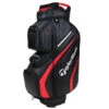 TaylorMade Black And Red Long Lasting Deluxe Golf Cart Bag 2021