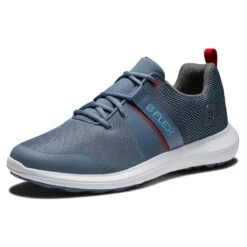 FootJoy Mens Navy Blue Flex Regular Fit Golf Shoes -Golf Zone Shop American Golf 367986 75025 367986 3