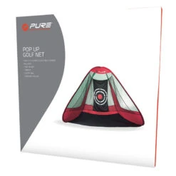 Pure 2 Improve Black And Red Long Lasting Pop-Up Golf Triangle Practice Net -Golf Zone Shop American Golf 368047 69549 368047 3