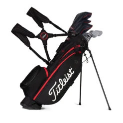 Titleist Black And Red Players 4 Golf Stand Bag
