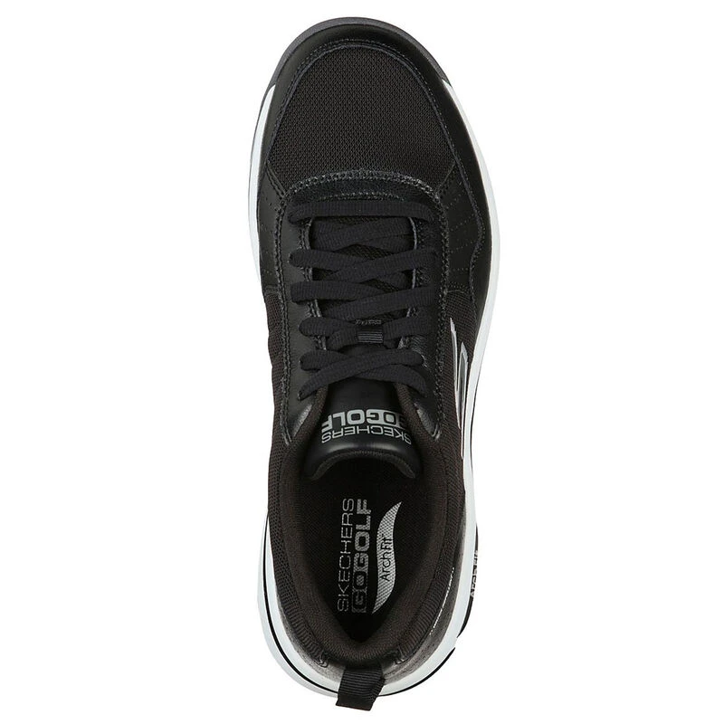 Skechers Mens Black And White Go Golf Arch Fit Line Up Golf Shoes 3 Skechers Mens Black And White Go Golf Arch Fit Line Up Golf Shoes - Image 3