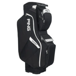 Ping Black And White Lightweight Traverse Golf Cart Bag 2022 | American Golf