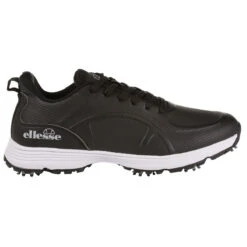 Ellesse Mens Black Plain Evron Golf Shoes