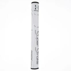 SuperStroke White And Silver Embossed Traxion Tour Fatso 5.0 Golf Putter Grip| American Golf