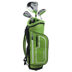 Fazer Green And Silver Lightweight J TEK 7.0 Right Hand Junior Golf Package Set