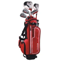 Fazer Red And Black Lightweight J TEK 7.0 Junior Right Hand Golf Package Set