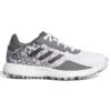 Adidas Golf Kids White And Grey Lightweight S2G Junior Golf Shoes