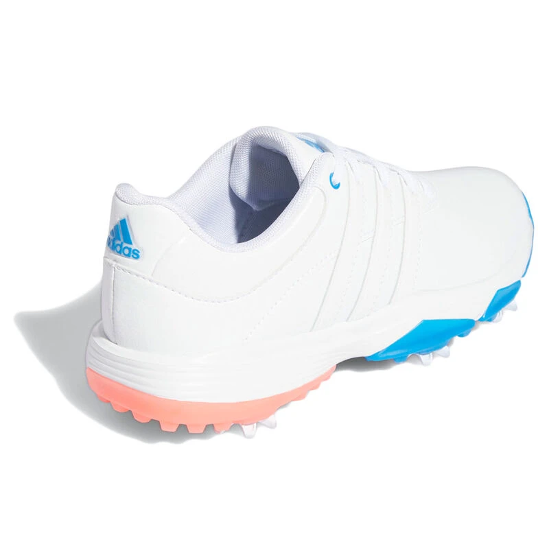 Adidas Golf Tour360 Kids White And Blue Lightweight 22 Junior Regular Fit Golf Shoes 3 Adidas Golf Tour360 Kids White And Blue Lightweight 22 Junior Regular Fit Golf Shoes - Image 3