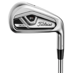 Titleist Silver And Black Printed T300 Steel Golf Irons 2021