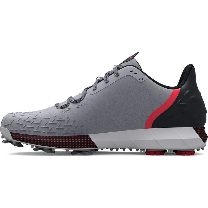 Under Armour Mens Grey And Black HOVR Drive 2 Wide Fit Golf Shoes 2 Under Armour Mens Grey And Black HOVR Drive 2 Wide Fit Golf Shoes - Image 2